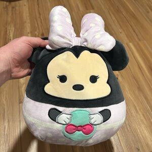 Minnie Mouse Easter Pink Polkadot Squismallow